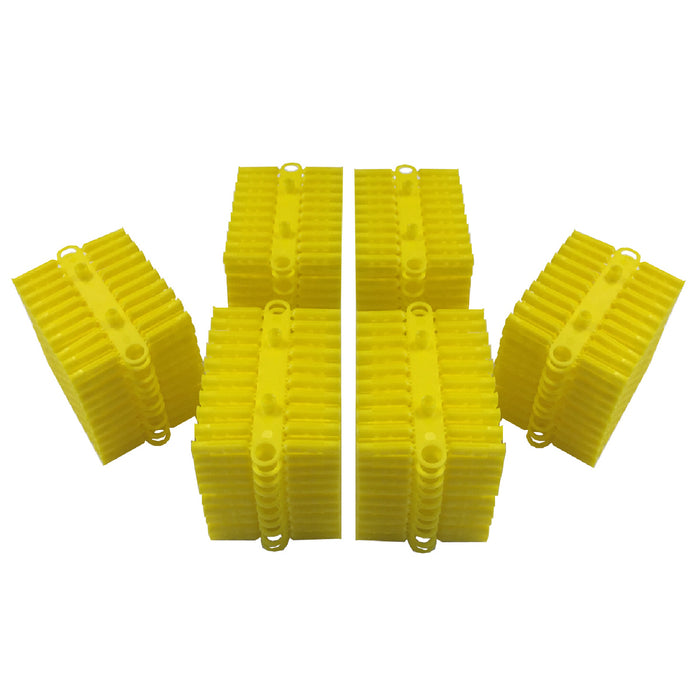 1000 x Heavy Duty Trade Pack of Yellow Wall Raw Plugs