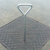 18" Manhole Cover Lifting Key Heavy Duty Steel Stop Cock Lid