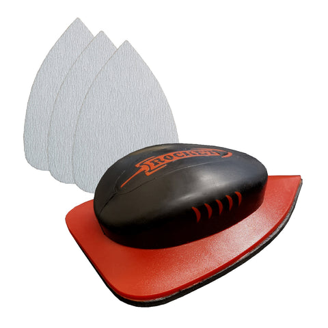 Hook and Loop 135mm Hand Mouse Sander with Sanding Sheets