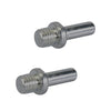 2 x Adaptors for Sanding Backing Pads M14 x 2 to 10mm Male<br>