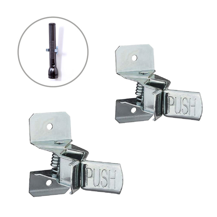 Spring Loaded Wall Mounted Tool Clips