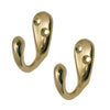Polished Brass Single Coat Hooks<br><br>