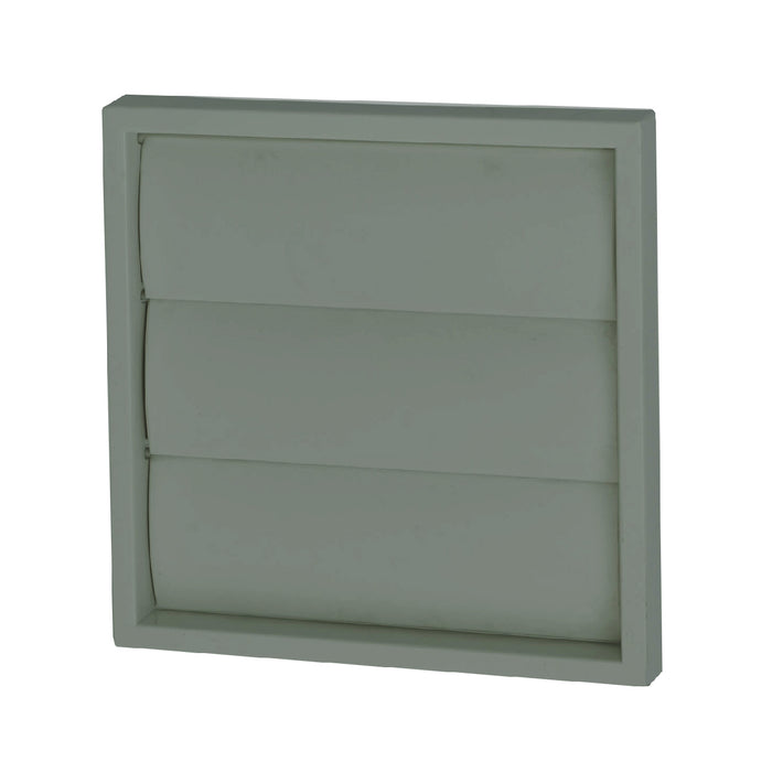 Grey Gravity Flap Air Vent & Back Draught Shutter 4 Inch