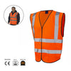 Large Reflective Warning Triangle Sign & Orange Safety Vest
