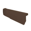 Brown Dry Verges, Universally Handed Units for Gable Apex Roof Tiles