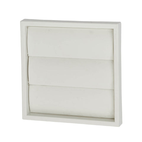 White Gravity Flap Air Vent & Back Draught Shutter 4 Inch<br><br>