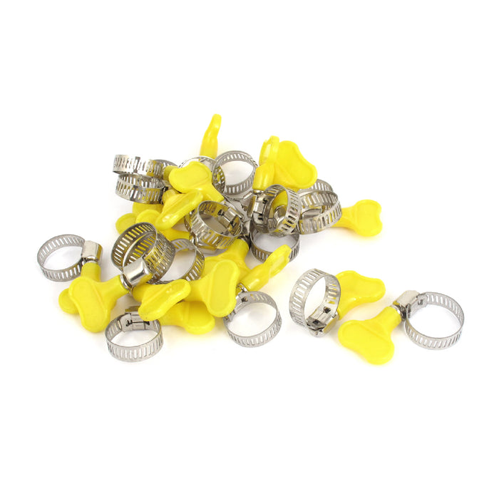 20 x Assorted Key Hose Clamps, Jubilee Type Worm Drive