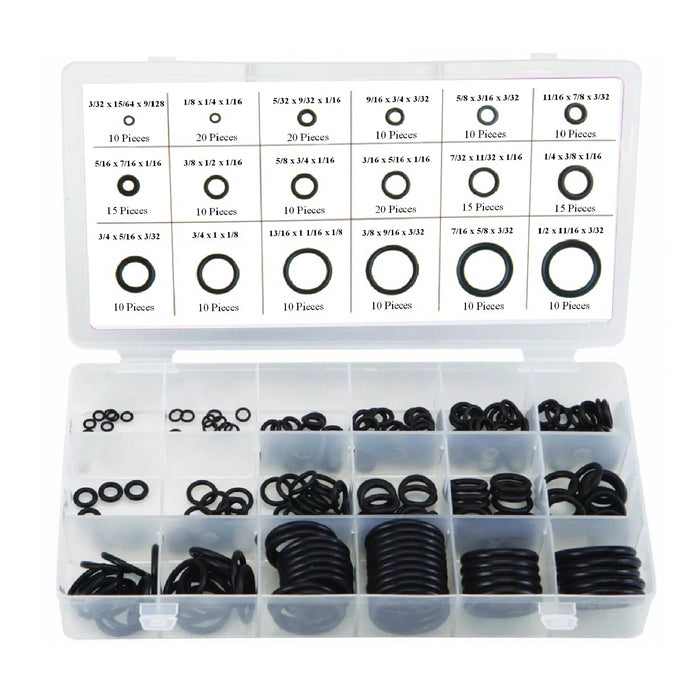 225 x Assorted Imperial Nitrile O-Ring Washers