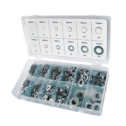 790 x Assorted Imperial Flat & Spring Washers<br><br>