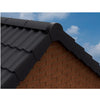 Black Dry Verges, Universally Handed Units for Gable Apex Roof Tiles