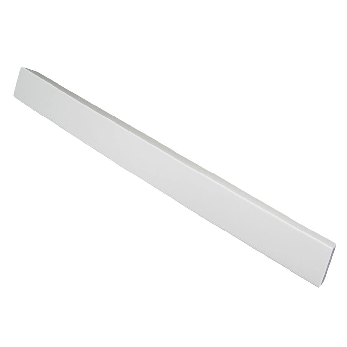 Fascia Board Corner Joints White Square Edge Profile
