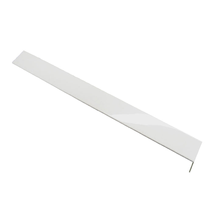 Fascia Board Straight Butt Joints White Square Edge Profile