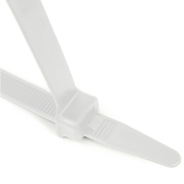 100 x Natural Releasable Cable Ties  Size: 200 x 4.8mm