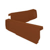 Terracotta Dry Verges, Universally Handed Units for Gable Apex Roof Tiles