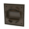 Brown Extractor Fan Air Vent Gravity Flap for 4 Inch Ducting