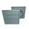 Grey Extractor Fan Air Vent Gravity Flap for 4 Inch Ducting