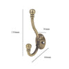 Antique Brass Double Hat and Coat Hooks <br><br>