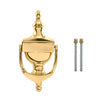 Polished Brass Door Knocker 150mm Victorian Urn Style<br><br>