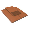 Terracotta Plain In-line Roof Tile Vent & Pipe Adapter for Concrete and Clay Tiles