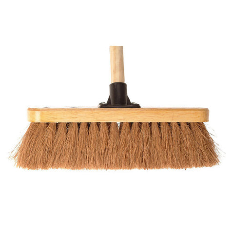 Coco Soft Sweeping Brush 12 Inch Broom Head Varnished Wood