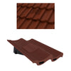 Antique Red Double Pantile Roof Tile Vent & Adapter for Marley Redland Sandtoft