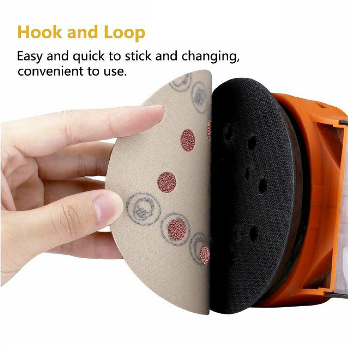 Hook and Loop 125mm Sanding Disc Sheets