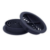Blue / Black Plastic 70mm Round Soffit Air Vents <br> Menu Options