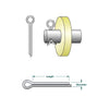 Metric Split Cotter Pins for Securing Clevis Pins<br><br>