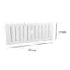 9" x 3" White Adjustable Air Vent Grille with Flyscreen Cover