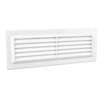 9" x 3" White Plastic Louvre Air Vent Grille with Flyscreen Cover
