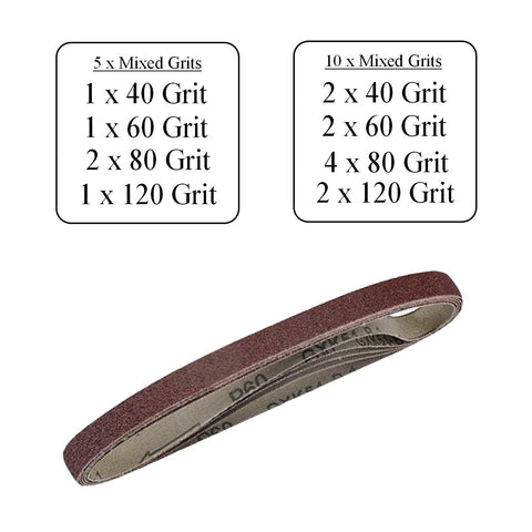 Sanding Belts<br>Size: 13 x 457mm<br>Menu Options