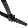 100 x Black Releasable Cable Ties<br>Size: 300 x 4.8mm