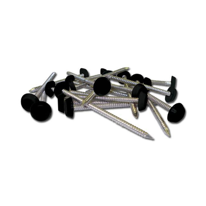 Black UPVC Poly Top Pins Stainless Steel