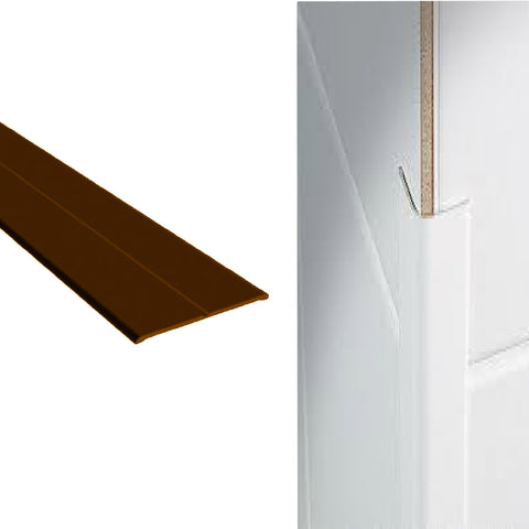 Brown UPVC Plastic Flexible Angle Corner Trim<br> Menu Options