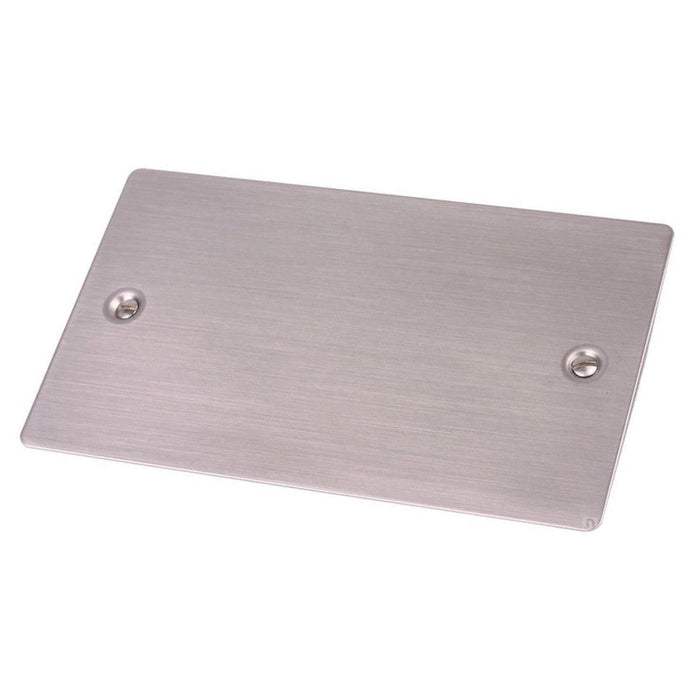 Electrical Flat Plate Satin Stainless Steel Sockets & Switches