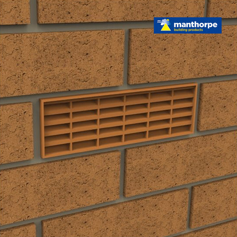 Manthorpe Terracotta Interlocking Air Brick Vents / Menu Options