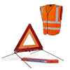 Reflective Large Warning Triangle Sign & Orange Safety Vest