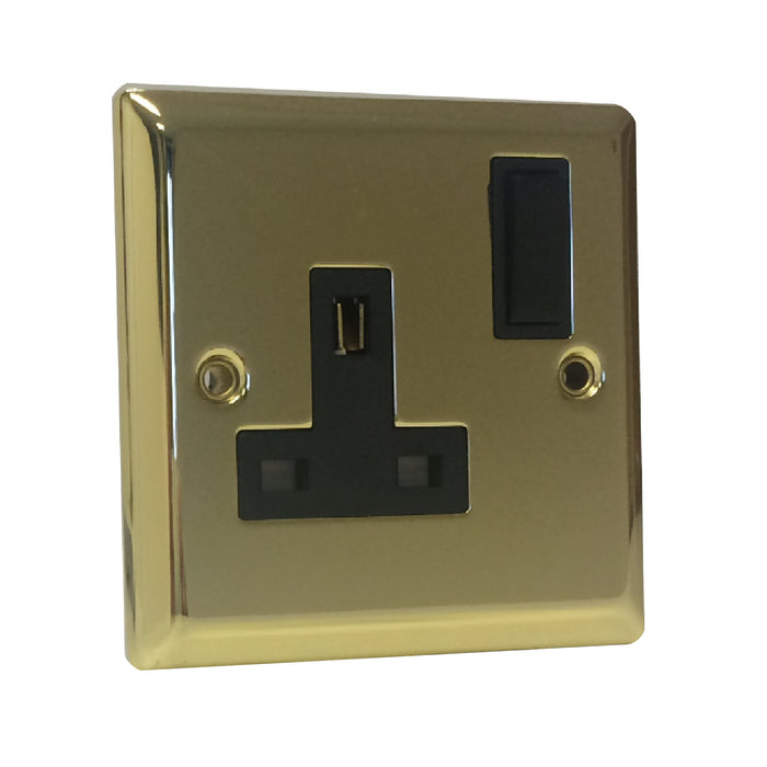 Victorian Brass Electrical Sockets & Switches