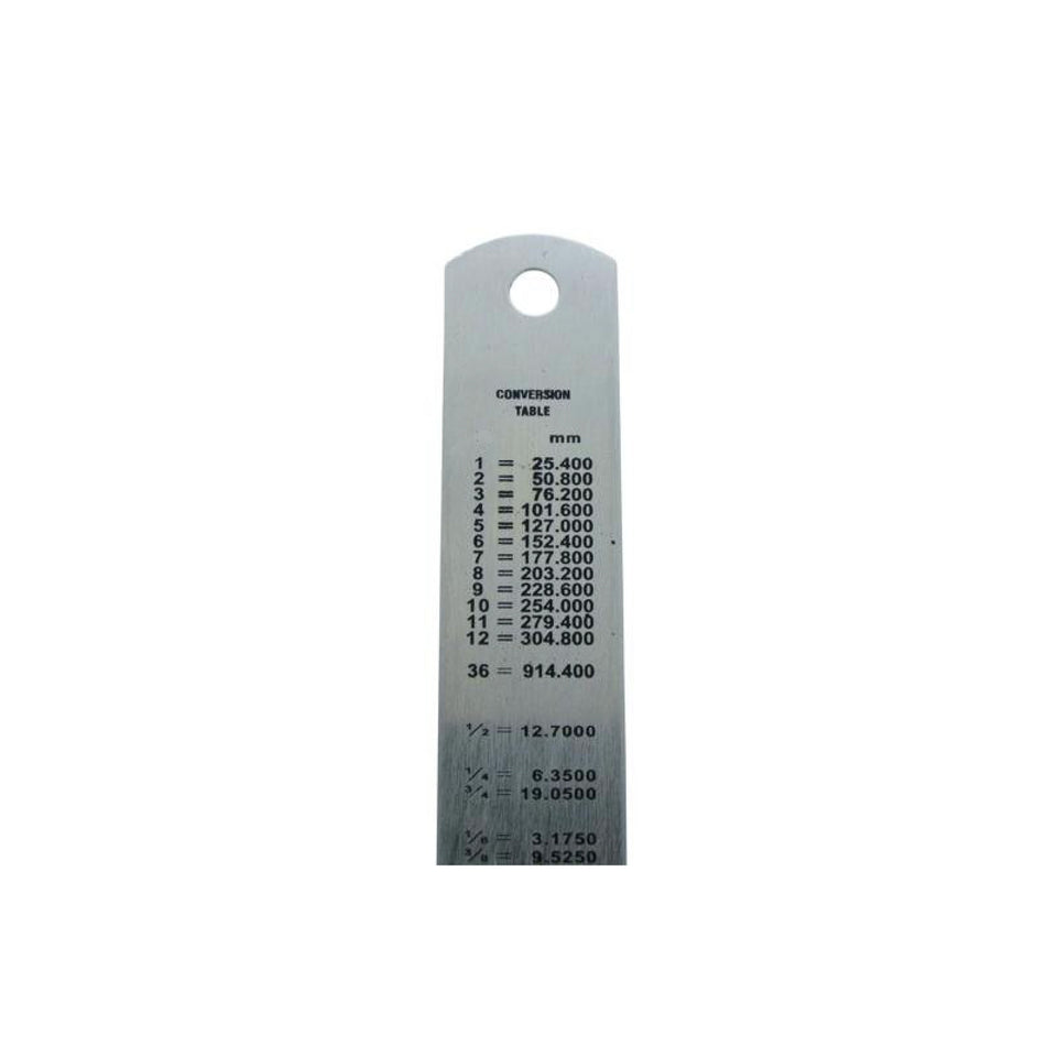 2 x Stainless Steel Metal Rulers 12 inch & 6 inch – Homesmart