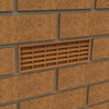 Brown Combination Air Brick Vents 9" x 3" for Air Flow Ventilation / Menu Options