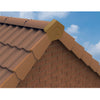 Terracotta Angled Ridge End Cap for Dry Verge Systems<br><br>