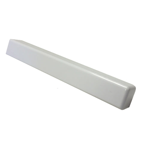 10 x Fascia Board Corner Joints White 300mm Round Edge Profile