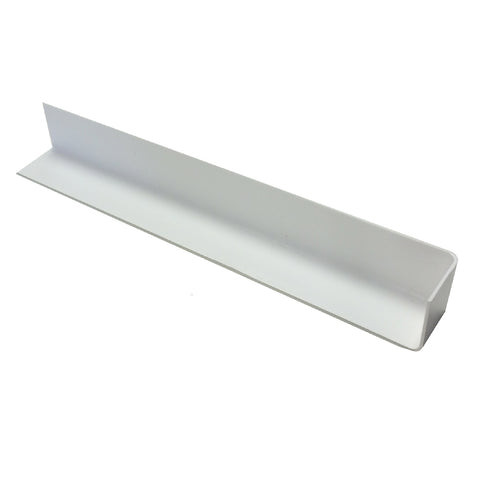 10 x Fascia Board Corner Joints White 300mm Round Edge Profile
