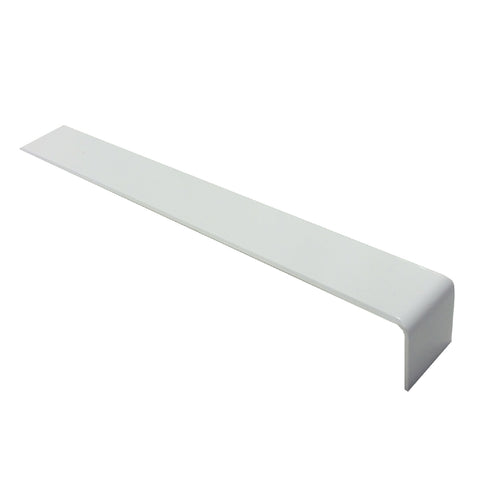 10 x Fascia Board Straight Butt Joints White 300mm Round Edge Profile