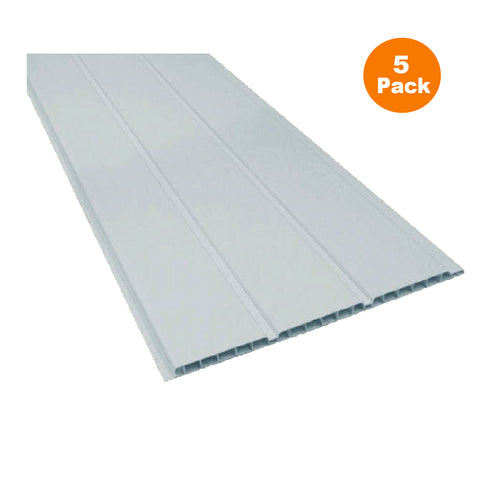 UPVC Plastic White Hollow Ceiling an Wall Cladding Pack Size Options