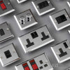 Electrical Polished Mirror Chrome Sockets & Switches / Menu Options