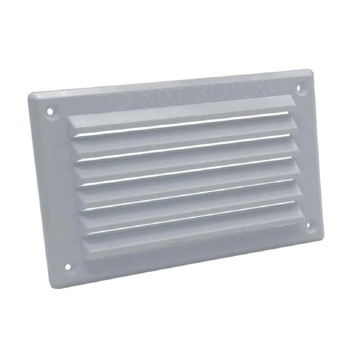Rytons Louvre Air Vent 6" x 3" Plastic Grille with Flyscreen