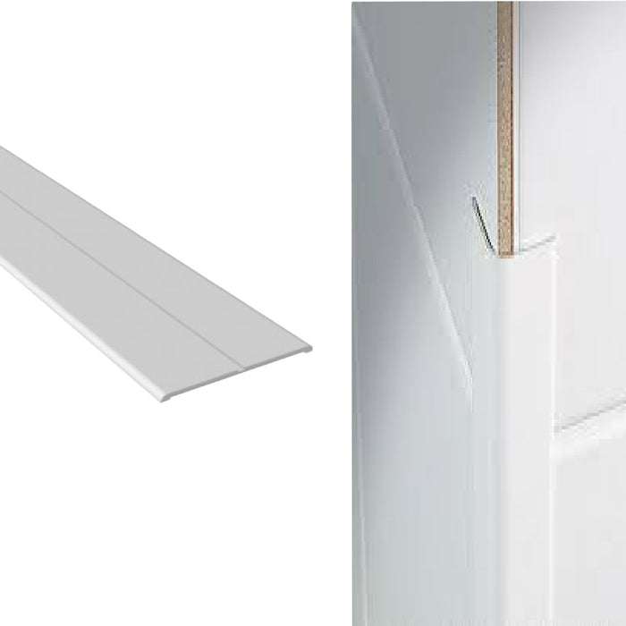 White Corner Wall Protector Plastic Flexi Angle