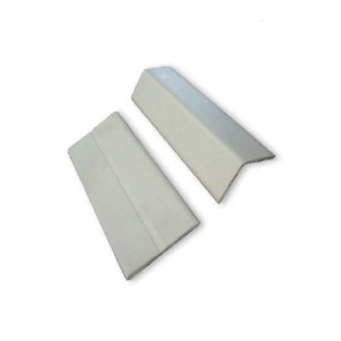 White UPVC Plastic Flexible Angle Corner Trim <br> Menu Options